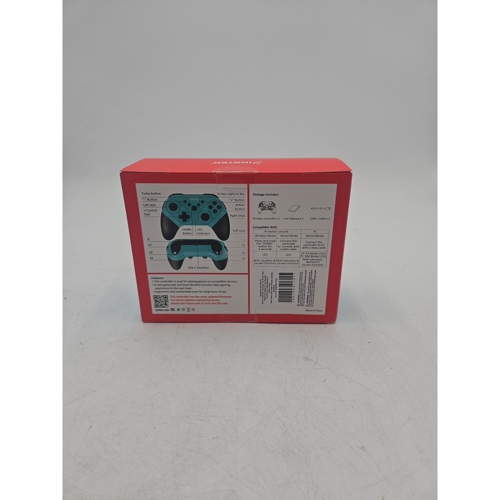 Insten Wireless Pro Controller for Nintendo Switch/OLED/Switch Lite Green New - Picture 5 of 7